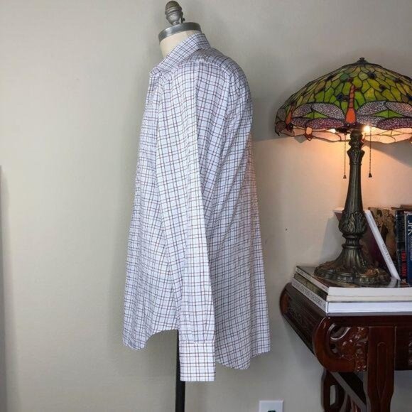 Etro Men's Plaid Button Down Milano - Picture 3 of 5